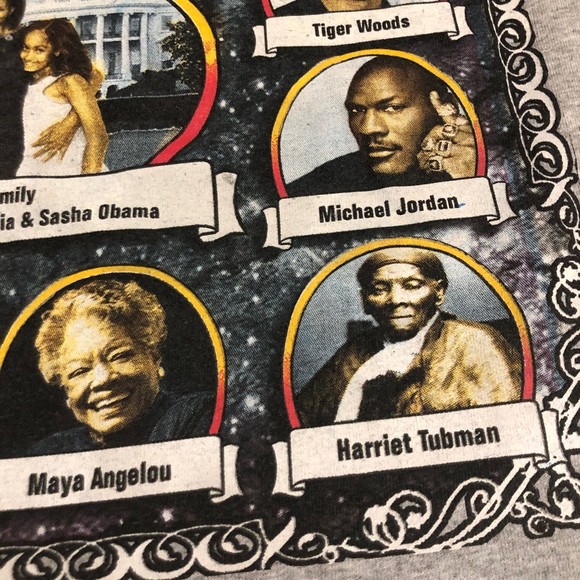 Black History Unisex T-Shirt on Hanes Heavyweight Tee; Commemorative Tee SZ XL - Picture 6 of 11